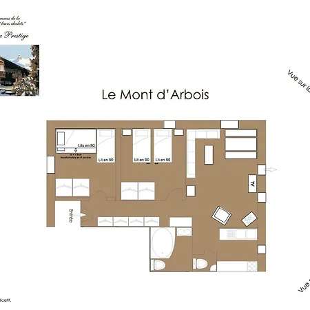 Le - Le Mont D'arbois - 5 Pax Apartament Saint-Gervais-les-Bains